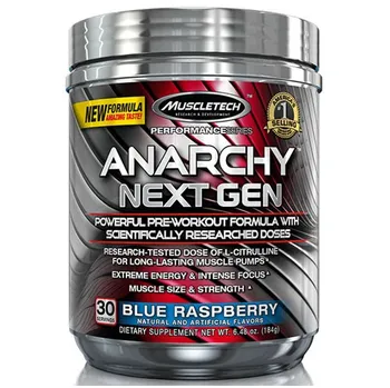 Anabolizér Recenze Muscletech Anarchy Next Gen 185 g