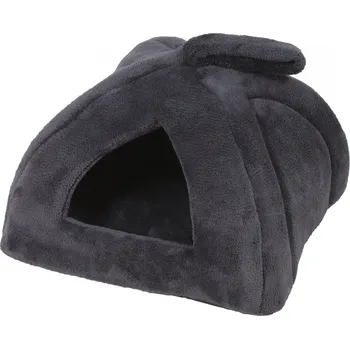 Pelíšek pro psa I Love Pets domeček iglú 40 x 40 cm, šedý A26