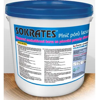 Barva na dřevo SOKRATES plnič pórů lazur 10kg Barva: bezbarvá