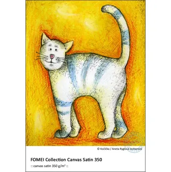 Fotopapír FOMEI Collection Canvas Satin, A4, 5 listů, 350 g/m2