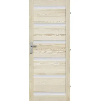 Interiérové dveře Interiérové dveře masivní Genewa 6S prosklené, 80 P, borovice