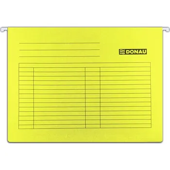 Závěsné zakládací desky DONAU žluté