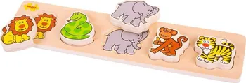 Puzzle Bigjigs Toys Vkládačka puzzle Safari