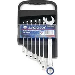 Sada očkoplochých ráčnových klíčů 7 ks (Sada očkoplochých ráčnových klíčů 7 ks profesionální kvality LICOTA.)