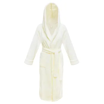 Dámský župan DKaren Diana dlouhý s kapucí ecru