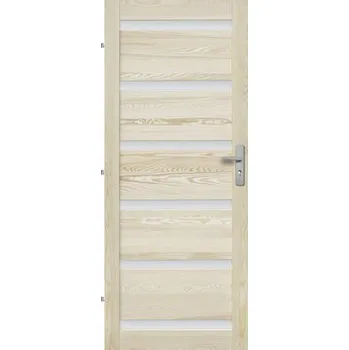 Interiérové dveře Interiérové dveře masivní Genewa 6S prosklené, 80 L, borovice