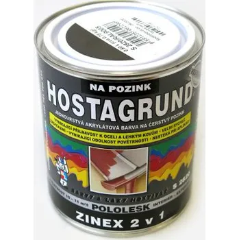 barva na kov Hostagrund Zinex S 2820 9005 2v1 černá