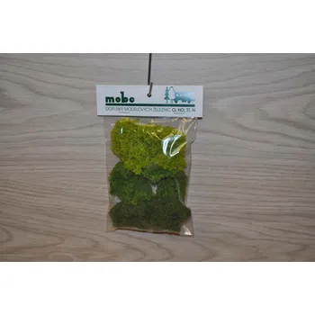 Modelová železnice Keře molitanové zelené - Mobe 408019