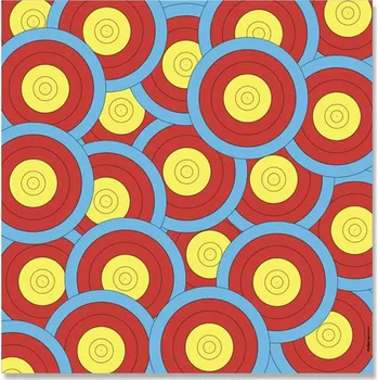 Terč na sportovní střelbu Terč s motivem malých Terčíků - 63x63 cm