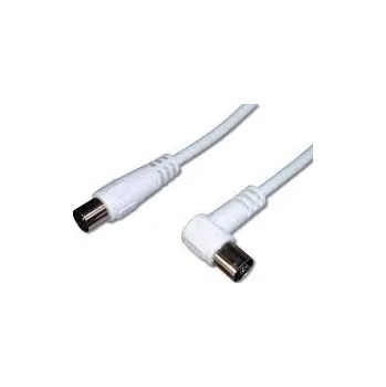 elektrický kabel TV kabel coax - účastnický kabel rohový samec, rovný samec 1,5mm
