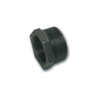 Fitinka Černá redukce 1"x1/2", 241