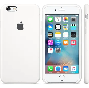 Pouzdro na mobilní telefon Apple Silicone Case pro iPhone 6S bílé