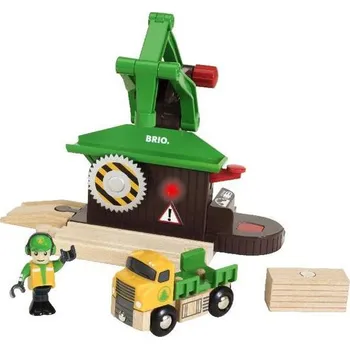 Vláček a vláčkodráha Brio 33774 Set práce na pile