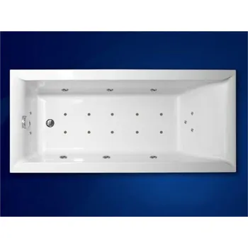 Vana Excel Tesárek EXCEL masážní vana VERONELA 170 x 75 x 45 cm, KOMBI PNEU + Čistící přípravek zdarma