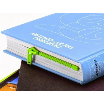 Záložka Studio Peleg Design Zip Záložka do knihy Zelená