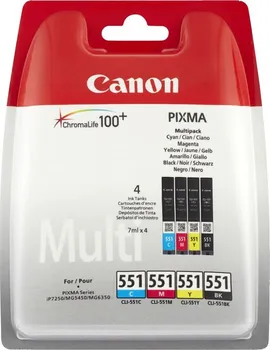 Originální Canon CLI-551 + PP-201 (6508B005)
