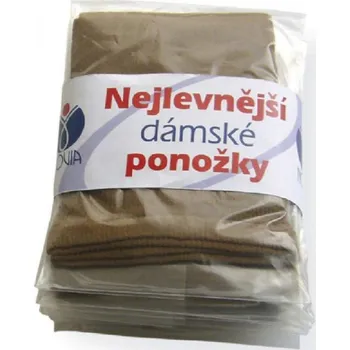 Stahovací punčochy Ponožky 10 párů v balení Novia A90 Barva: Bílá, Velikost: 40-41