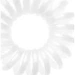 bIFULL Gumičky do vlasů gumička do vlasů bílá + Prodloužená možnost vrácení zboží do 30 dnů.