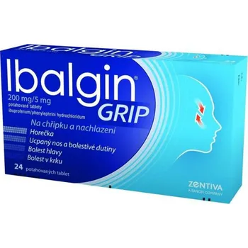 Lék na bolest, zánět a horečku Ibalgin Grip 200 mg 24 tbl.