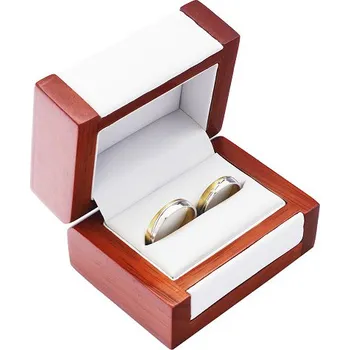 Dárková krabička Dřevěná dárková krabička na snubní prsteny DN-7/A1