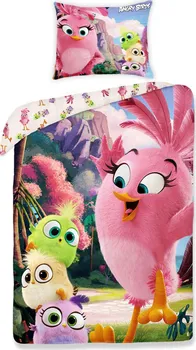 Ložní povlečení Halantex Angry Birds ve filmu pink 140/200, 70/90 cm