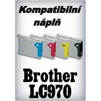 Náplň do tiskárny Brother LC970 - yellow - kompatibilní