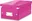 Leitz Click & Store Box na DVD, růžový