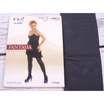 Dámské punčochy YO Punčocháče / silonky 40 den č.27 Topino tm. šedá / antracit velikost oblečení - dospělí: S