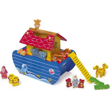 Dřevěná hračka Legler Dřevěná Noemova archa