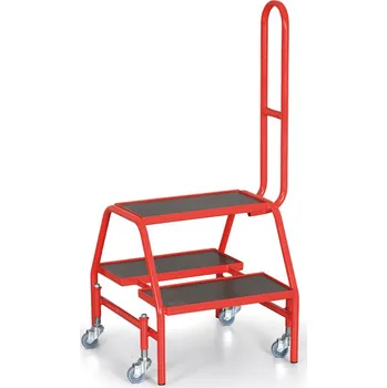 Schůdek Pojízdné schůdky oboustranné, 4 kola