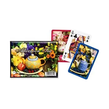 Pokerová karta Piatnik Kanasta bridž Odpolední čaj