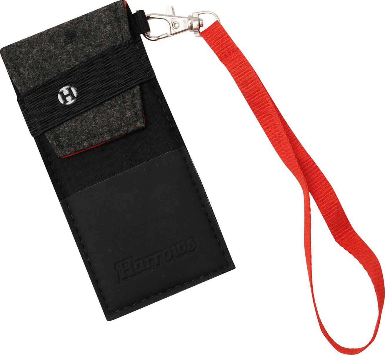 Etui Fléchettes Harrows Z100 Wallet - Pour 3 Fléchettes Complètes, Dimensions 17x6.7x3 Cm, Poche Arrière