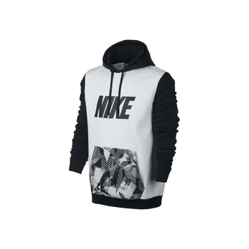 Pánská mikina Nike M NSW Hoodie PO FLC SP černá/bílá