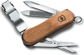 Multifunkční nůž Victorinox Delémont Nail Clip Wood 580, 65 mm ořech