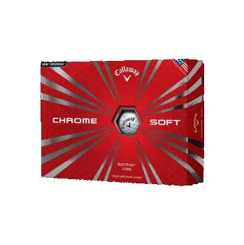 Golfový míček Callaway Chrome Soft míčky bílé (3ks)