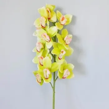 umělá květina Cymbidium umělá zelená (GT0117275/E)