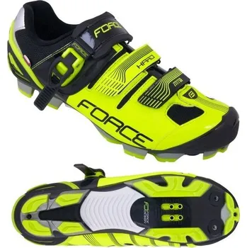 Pánské cyklistické tretry Recenze Force MTB Hard tretry fluo/černé