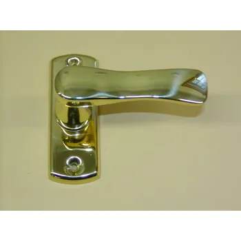 Okenní klika Okenní kování Excel půloliva leštěná mosaz