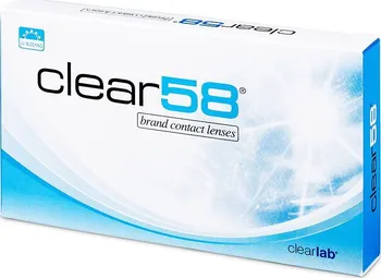Kontaktní čočky Clear 58 (6 čoček)