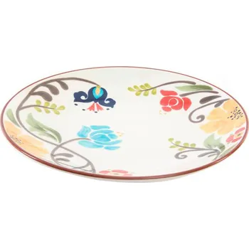 Talíř Keramický talíř "THAI FLOWER" 26.5x3.5cm