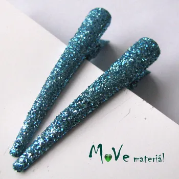 Betka spona do vlasů - třpytky, 2ks, modrá