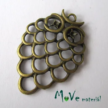 Přívěsek Přívěsek sova 43x30x3mm, 1ks, staromosaz