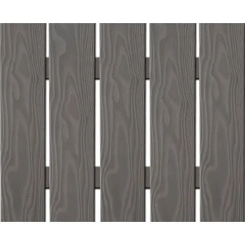 Plotovka WPC plotovka 3D line Nextwood, šířka 139 mm, barva šedá Výška: 1,2 metru