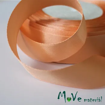 Stuha Stuha atlasová jednolící 25mm, 1m, broskvová
