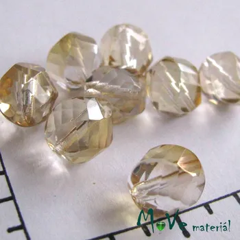 Dětské navlékací korálky České medové ohňovky 10mm 4ks