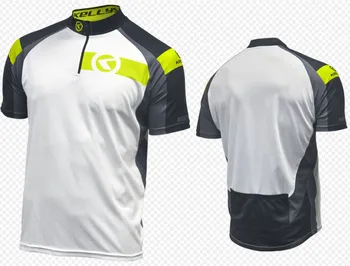 cyklistický dres Kellys Pro Sport lime/bílý