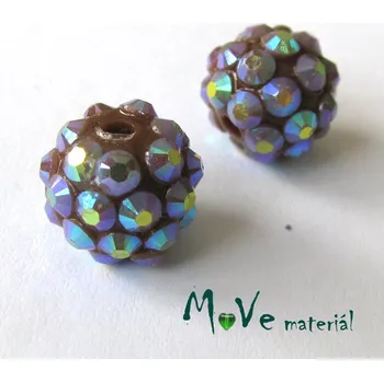 Dětské navlékací korálky Pryskyřičný korálek - kulička 12mm,1ks, hnědý