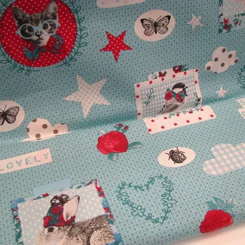 BAVLNĚNÉ PLÁTNO - LOVELY, ŠÍŘE 160CM