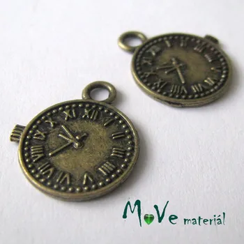 Přívěsek Přívěsek CIFERNÍK 20x16x1mm, 2ks, staromosaz