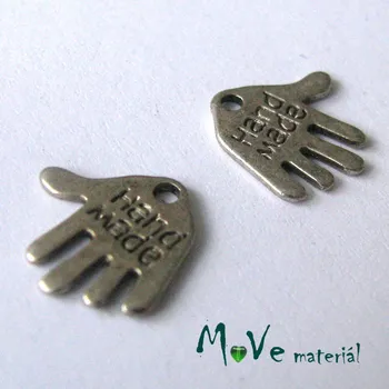 Přívěsek Přívěsek RUKA 12x2mm, 2ks, starostříbro